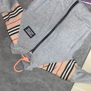 2T Burberry Sweat Suit